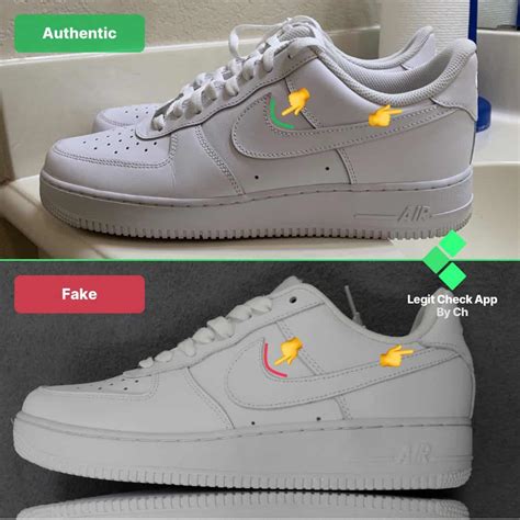 how to spot fake nike air force 1 low|how to legit check af1.